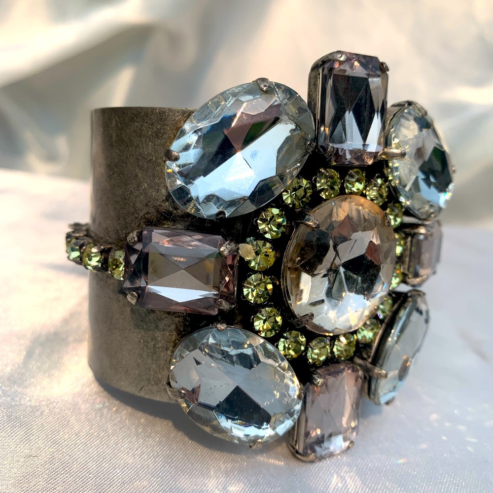 Classic Cuff Bangles for Women Silver Color Plated